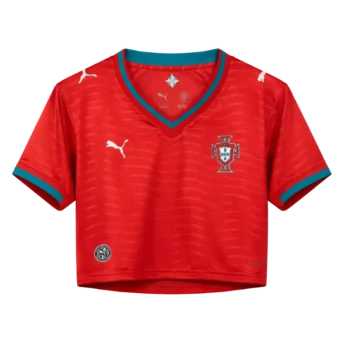 2026 Portugal Crop Top Home Jersey