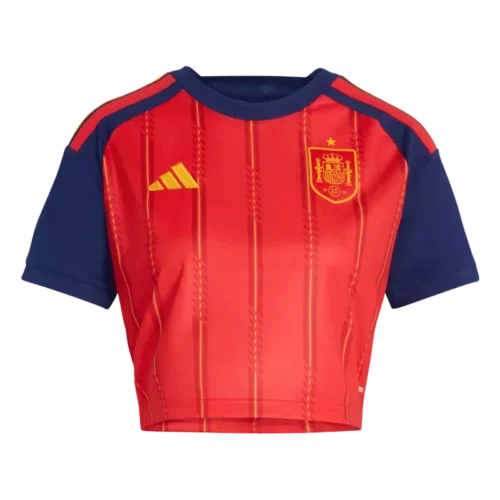2026 Spain Crop Top Home Jersey
