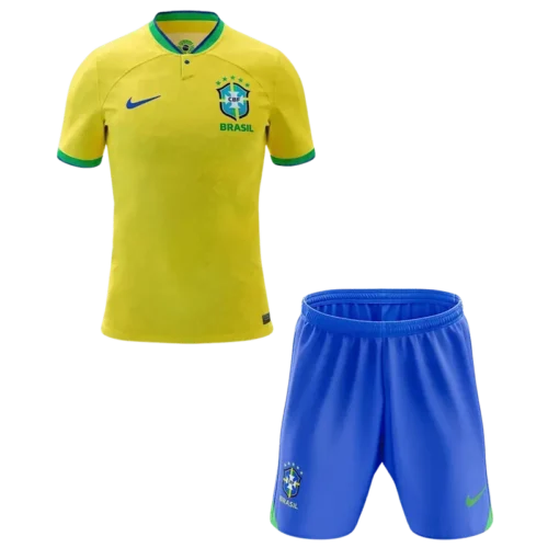 22/23 Kids Brazil Home Kit