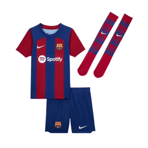 23/24 Kids Barcelona Home Kit