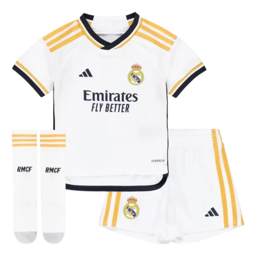 23/24 Kids Real Madrid Home Kit