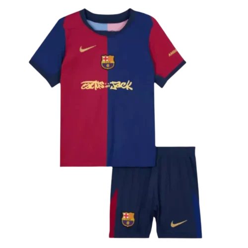 24/25 Kids Barcelona Home Cactus Jack Kit