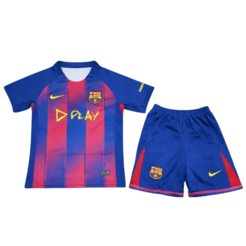 25/26 Kids Barcelona Ed Sheeran Kit