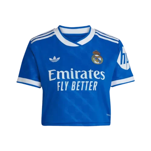 25/26 Real Madrid Crop Top Third Jersey