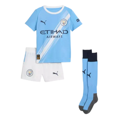 25/26 Kids Man City Home Kit