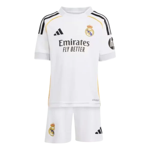 25/26 Kids Real Madrid Home Kit