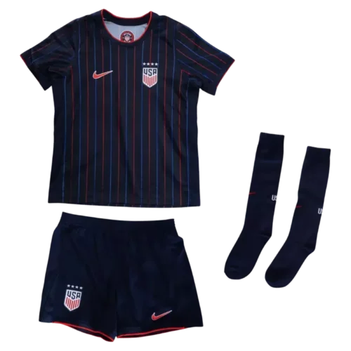 25/26 Kids USA Away Kit