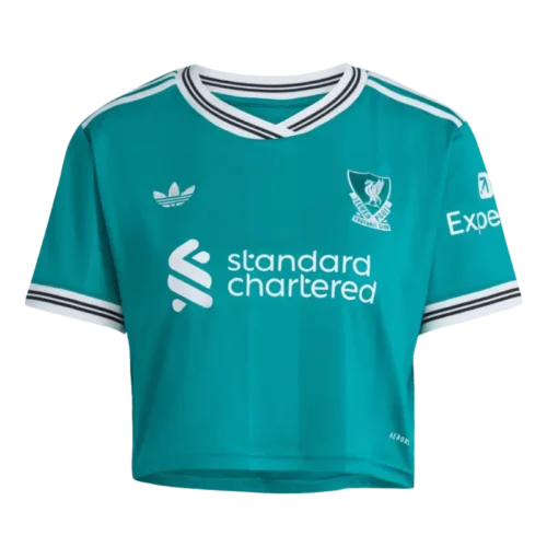 25/26 Liverpool Crop Top Third Jersey