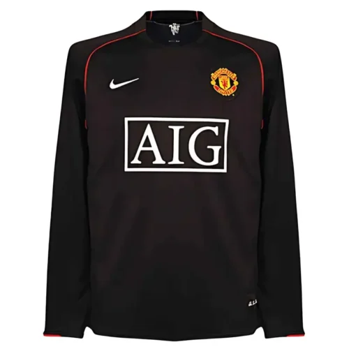 07/08 Man U Long Sleeve Away Retro Jersey