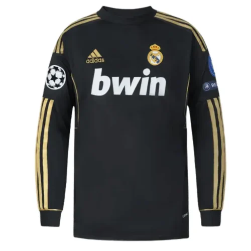 11/12 Real Madrid Long Sleeve Away Retro Jersey