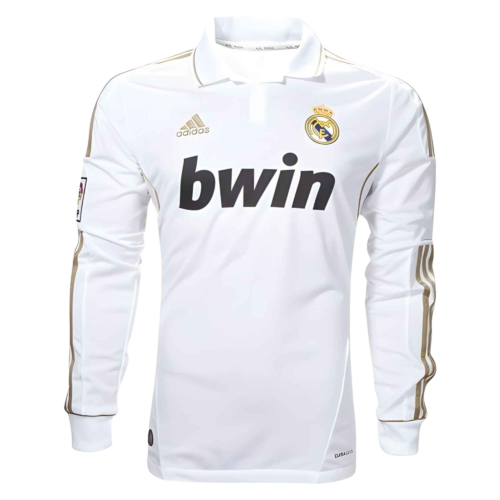 11/12 Real Madrid Long Sleeve Home Retro Jersey