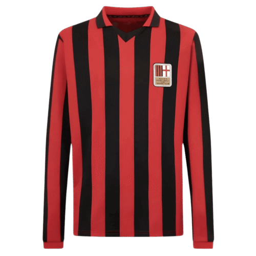 24/25 AC Milan Long Sleeve 125th Anniversary Home Jersey