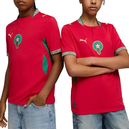 Morocco FRMF Junior Home Jersey 2026/27