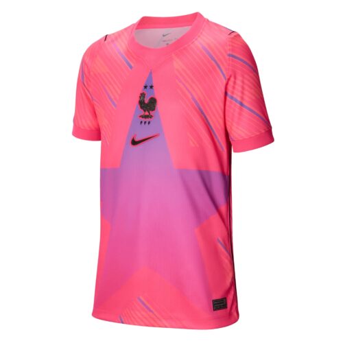 France FFF Stadium Junior Short-Sleeve Goalkeeper Jersey 2026/27