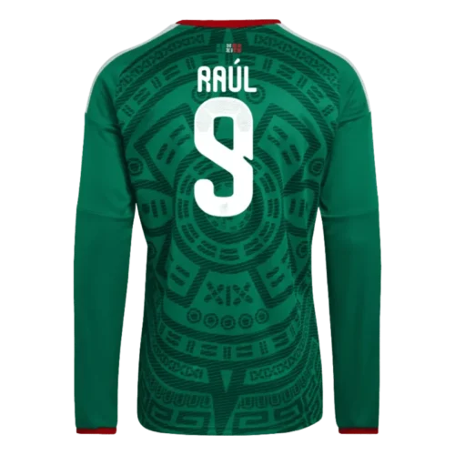 Raul Jimenez 2026 Mexico Long Sleeve Home Jersey
