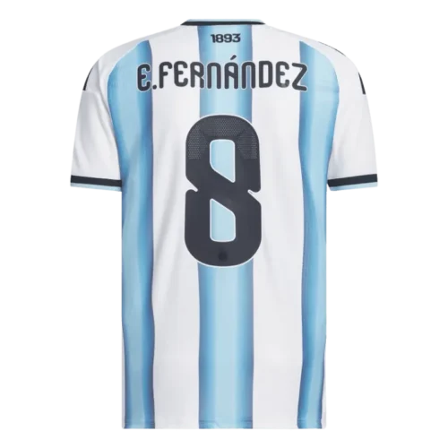 Enzo Fernandes 2026 Argentina Home Jersey