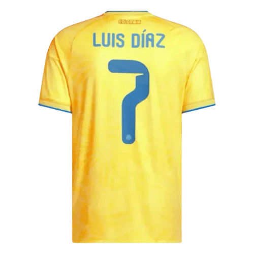 Luis Diaz 2026 Colombia Home Jersey